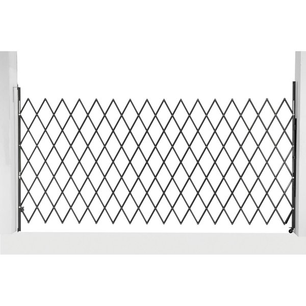 Global Industrial 7-1/2'W Single Folding Security Gate, 6-1/2'H 968144